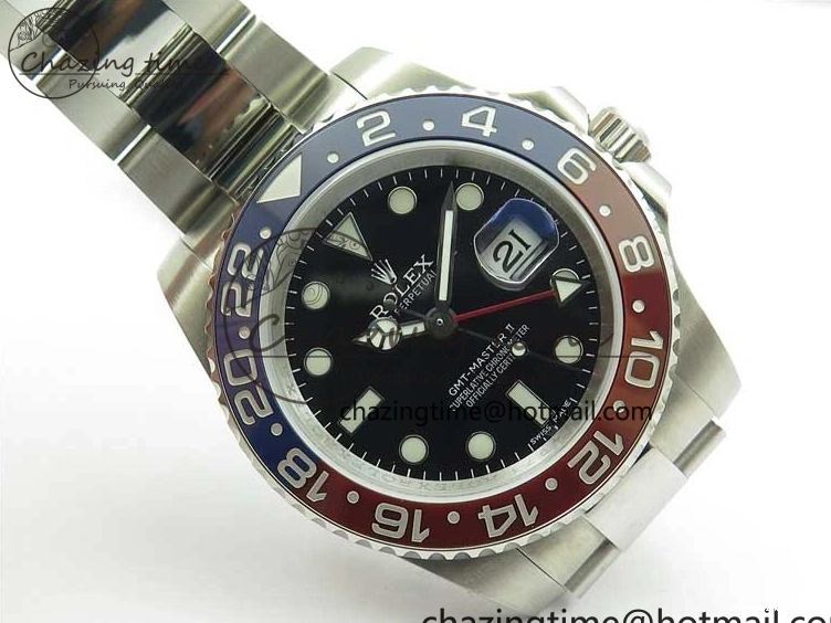 0412 GMT Master II 126710 BLRO 904L SS MIF 1:1 Best Edition on Oyster Bracelet SA3186 CHS Cozy 2553